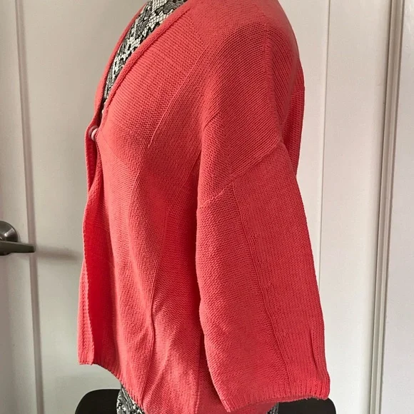 Lafayette 148 coral cardigan - Picture 7 of 10